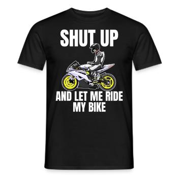 Motorcycle Lifestyle / Motorrad / Motorräder biker - Männer T-Shirt - Schwarz - Vorne - AI Model Male 178 light (178cm)