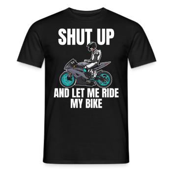 Motorcycle Lifestyle / Motorrad / Motorräder biker - Männer T-Shirt - Schwarz - Vorne - AI Model Male 178 light (178cm)