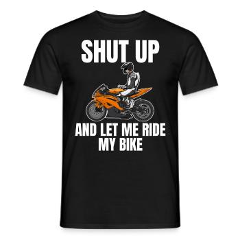 Motorcycle Lifestyle / Motorrad / Motorräder biker - Männer T-Shirt - Schwarz - Vorne - AI Model Male 178 light (178cm)