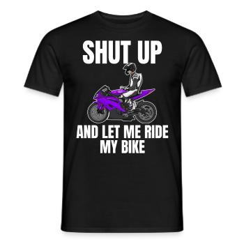 Motorcycle Lifestyle / Motorrad / Motorräder biker - Männer T-Shirt - Schwarz - Vorne - AI Model Male 178 light (178cm)