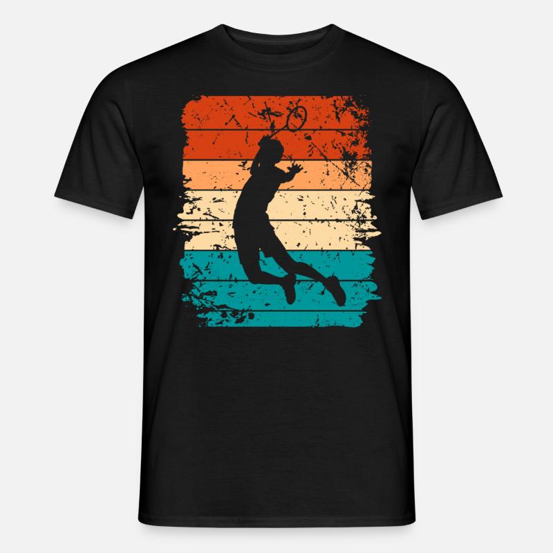 Badminton - Männer T-Shirt - Schwarz