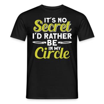 Discus Throw Discus Thrower Athletics Discus - Men's T-Shirt - black - Front - AI Model Male 178 light (178cm)