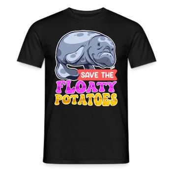 Artenschutz Walross Save the Ocean Umweltliebe - Männer T-Shirt - Schwarz - Vorne - AI Model Male 178 light (178cm)