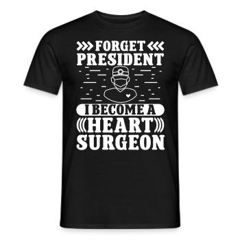 Cardiac Surgeon Become A Heart Surgeon Cardiac Surgery - Men's T-Shirt - black - Front - AI Model Male 178 light (178cm)