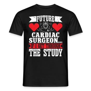 Herzchirurg Future Cardiac Surgeon Herzchirurgie - Männer T-Shirt - Schwarz - Vorne - AI Model Male 178 light (178cm)