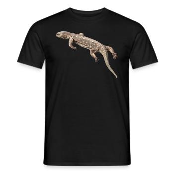 Monitor lizard - Reptile - monitor lizard - Reptiles in Africa - Men's T-Shirt - black - Front - AI Model Male 178 light (178cm)
