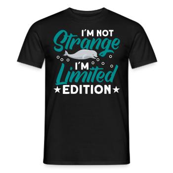 Beluga Whale Beluga Whale Whale Watching Dolphin Dolphin - Men's T-Shirt - black - Front - AI Model Male 178 light (178cm)