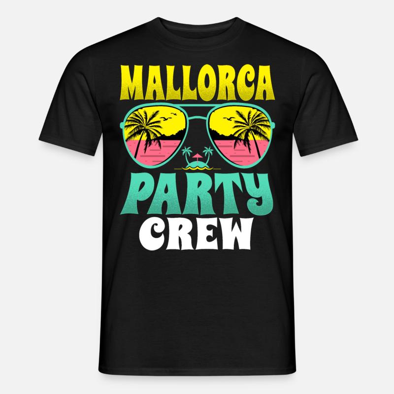 Mallorca Party Crew - Männer T-Shirt - Schwarz