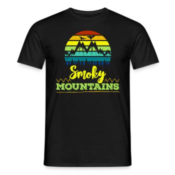 Smoky Mountain Mountaineer Summit Climb - T-shirt homme - noir - Devant - AI Model Male 178 light (178cm)