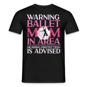 Ballet Dancer Dance Girl Ballerina - Männer T-Shirt - Schwarz - Vorne - AI Model Male 178 light (178cm)