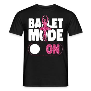 Ballet Dancer Dance Girl Ballerina - Männer T-Shirt - Schwarz - Vorne - AI Model Male 178 light (178cm)