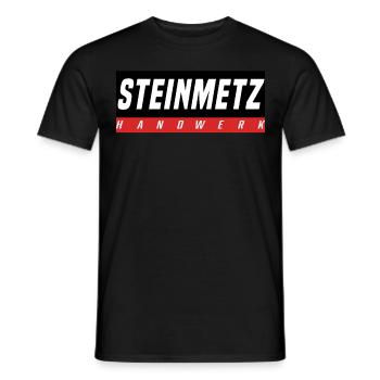 Steinmetz T-Shirt - Männer T-Shirt - Schwarz - Vorne - AI Model Male 178 light (178cm)