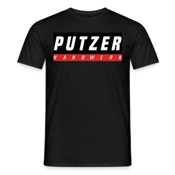 Putzer T-Shirt - Männer T-Shirt - Schwarz - Vorne - AI Model Male 178 light (178cm)