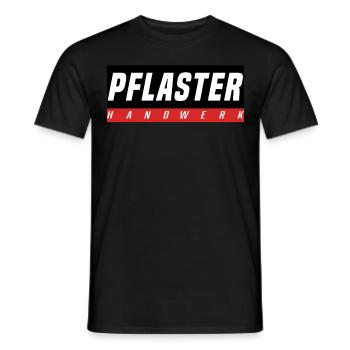 Pflasterer T-Shirt - Männer T-Shirt - Schwarz - Vorne - AI Model Male 178 light (178cm)