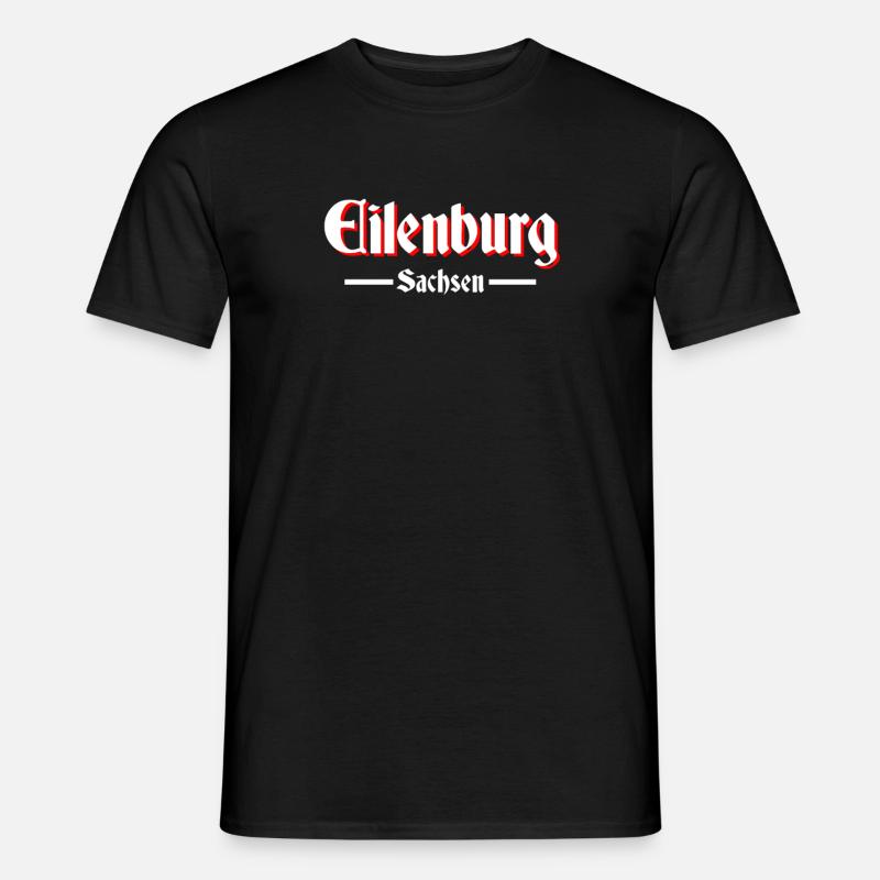 Eilenburg - Männer T-Shirt - Schwarz