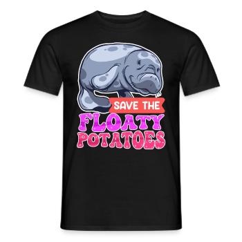 Artenschutz Walross Save the Ocean Umweltliebe - Männer T-Shirt - Schwarz - Vorne - AI Model Male 178 light (178cm)