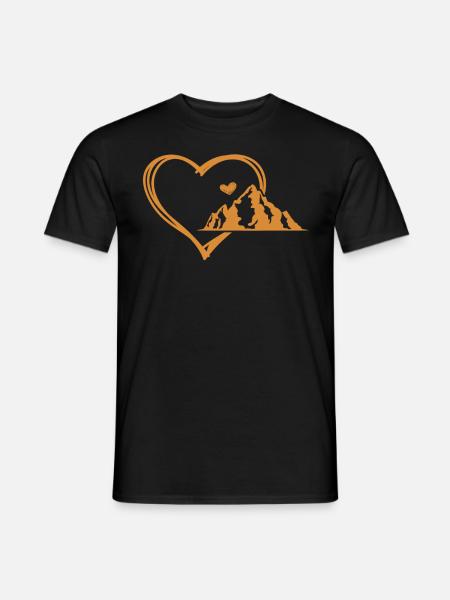 Mountains Wanderer Summit - Men's T-Shirt - black