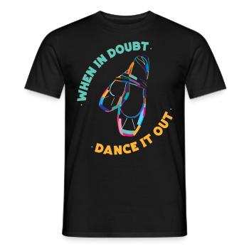 Ballet Dancer Dance Girl Ballerina - Männer T-Shirt - Schwarz - Vorne - AI Model Male 178 light (178cm)