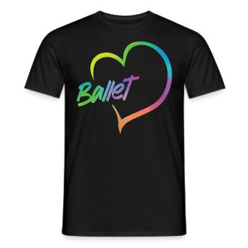 Ballet Dancer Dance Girl Ballerina - Männer T-Shirt - Schwarz - Vorne - AI Model Male 178 light (178cm)