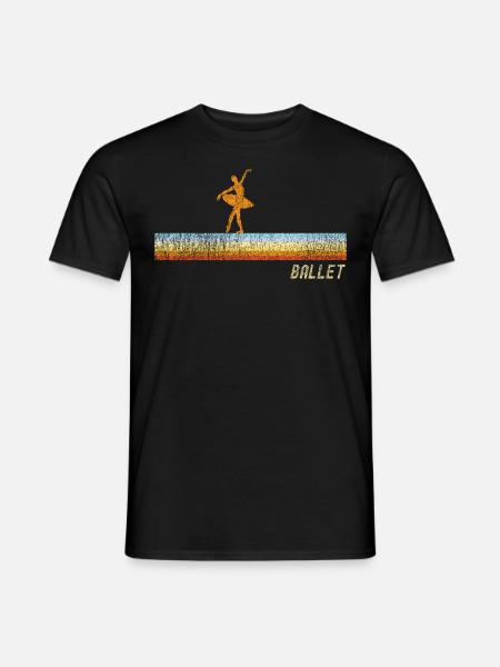 Ballet Danseuse Danse Ballerine - T-shirt homme - noir