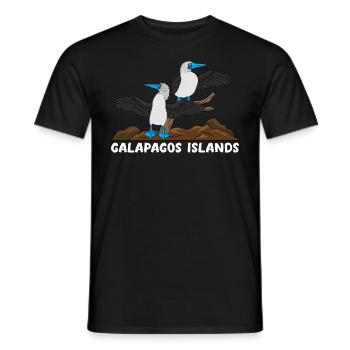 Îles Galapagos - T-shirt homme - noir - Devant - AI Model Male 178 light (178cm)