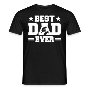 Meilleur père de tous les temps - T-shirt homme - noir - Devant - AI Model Male 178 light (178cm)
