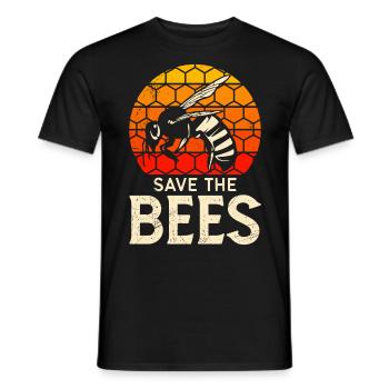Préserver et protéger les écologistes des animaux et de la nature - T-shirt homme - noir - Devant - AI Model Male 178 light (178cm)
