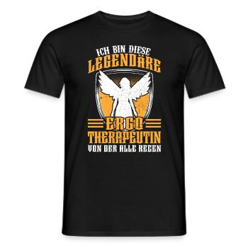 Legendäre Ergotherapeutin Ergotherapie - Männer T-Shirt - Schwarz - Vorne - AI Model Male 178 light (178cm)