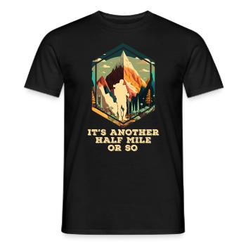 Randonneurs Drôles d’alpinistes Montagnes - T-shirt homme - noir - Devant - AI Model Male 178 light (178cm)