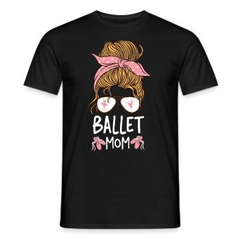 Ballet Dancer Dance Girl Ballerina - Männer T-Shirt - Schwarz - Vorne - AI Model Male 178 light (178cm)