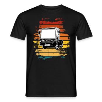 Multicar M25 Multicar Nouveaux camions Multricar - T-shirt homme - noir - Devant - AI Model Male 178 light (178cm)