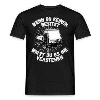 Multicar M25 Multicar Nouveaux camions Multricar - T-shirt homme - noir - Devant - AI Model Male 178 light (178cm)