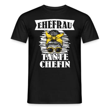 Tante Ehefrau Chefin Legende Auntie Tanten - Männer T-Shirt - Schwarz - Vorne - AI Model Male 178 light (178cm)