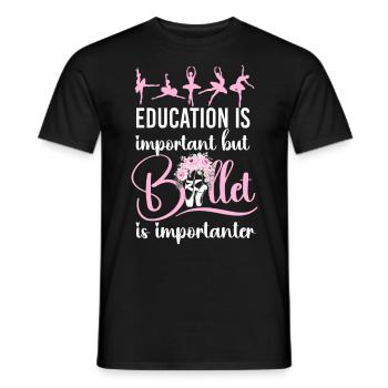 Ballet Dancer Dance Girl Ballerina - Männer T-Shirt - Schwarz - Vorne - AI Model Male 178 light (178cm)