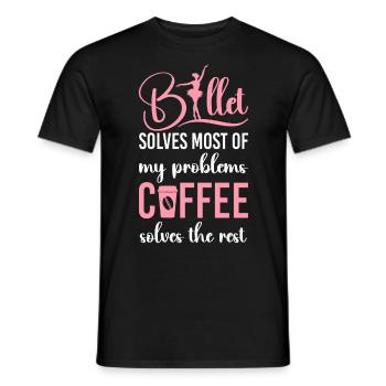 Ballet Dancer Dance Girl Ballerina - Männer T-Shirt - Schwarz - Vorne - AI Model Male 178 light (178cm)