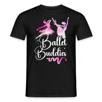 Ballet Dancer Dance Girl Ballerina - Männer T-Shirt - Schwarz - Vorne - AI Model Male 178 light (178cm)