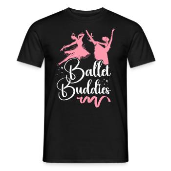 Ballet Dancer Dance Girl Ballerina - Männer T-Shirt - Schwarz - Vorne - AI Model Male 178 light (178cm)