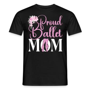 Ballet Dancer Dance Girl Ballerina - Männer T-Shirt - Schwarz - Vorne - AI Model Male 178 light (178cm)