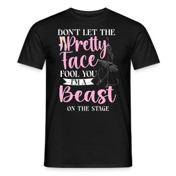 Ballet Danseuse Danse Ballerine - T-shirt homme - noir - Devant - AI Model Male 178 light (178cm)