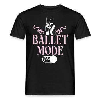 Ballerina Danza Ballerina Ballerina - T-shirt uomo - nero - Fronte - AI Model Male 178 light (178cm)