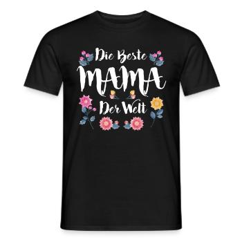 Coole Mama Muttertag weltbeste Mama Mothersday - Männer T-Shirt - Schwarz - Vorne - AI Model Male 178 light (178cm)