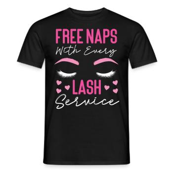 Esthéticienne Esthéticienne Soins de la Peau - T-shirt homme - noir - Devant - AI Model Male 178 light (178cm)
