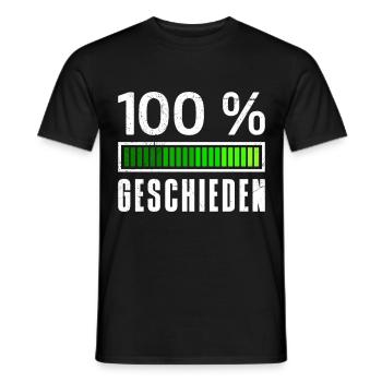 Endlich geschieden Scheidungsparty Scheidung - Männer T-Shirt - Schwarz - Vorne - AI Model Male 178 light (178cm)