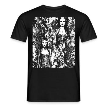 Fairycore Aesthetics Skeleton Fairy Goth Grunge G - Men's T-Shirt - black - Front - AI Model Male 178 light (178cm)