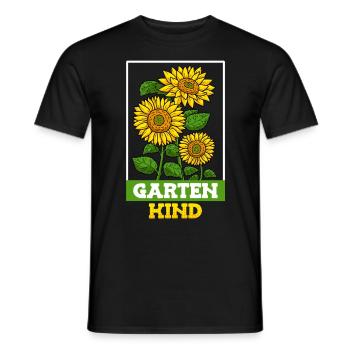 Garten Chefin Sonnenblumen Gartenfreundin Blumen - Männer T-Shirt - Schwarz - Vorne - AI Model Male 178 light (178cm)