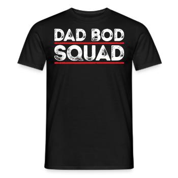Escouade Papa Bod - T-shirt homme - noir - Devant - AI Model Male 178 light (178cm)