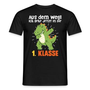 Tschüss Kindergarten Ich rocke jetzt die Schule - Männer T-Shirt - Schwarz - Vorne - AI Model Male 178 light (178cm)