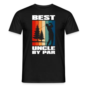 Uncle By Par - Männer T-Shirt - Schwarz - Vorne - AI Model Male 178 light (178cm)