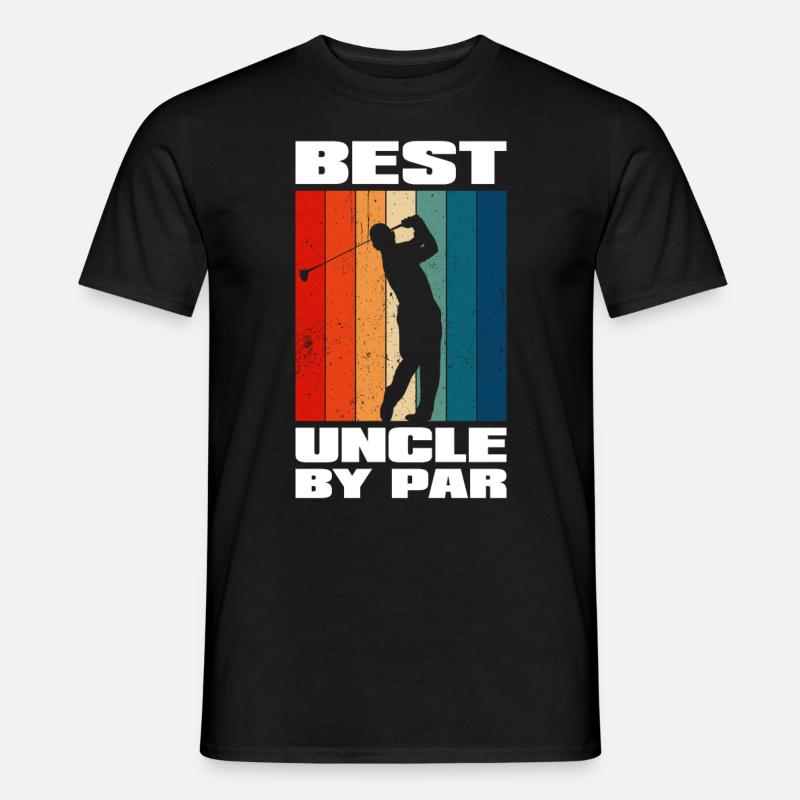 Uncle By Par - Männer T-Shirt - Schwarz
