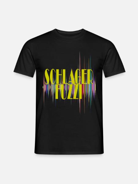 SCHLAGERFUZZI - Männer T-Shirt - Schwarz